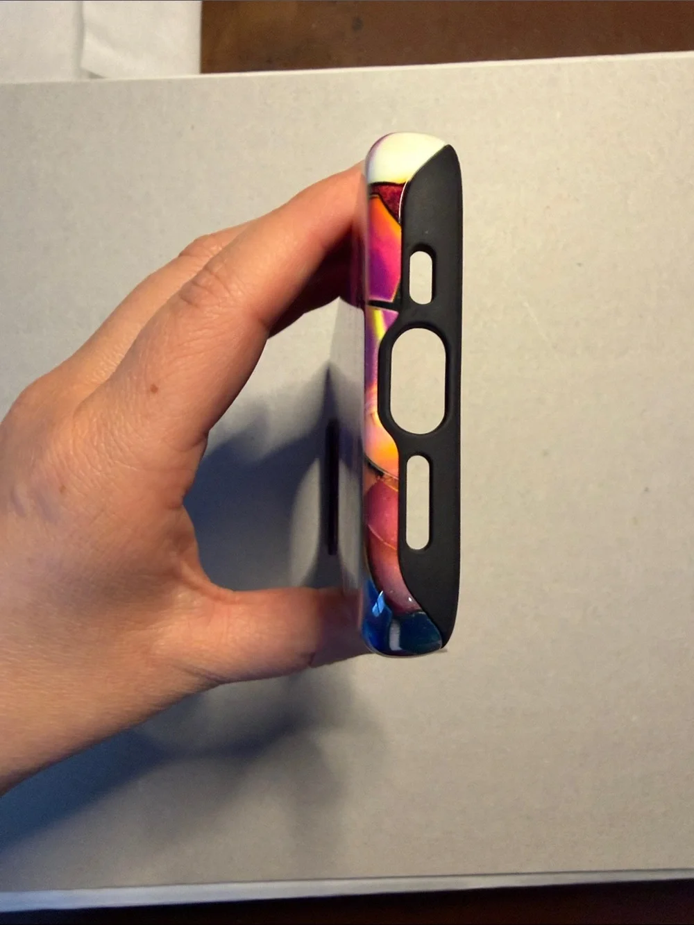 Colorful Shattered Glass Pattern iPhone 15 Pro Case